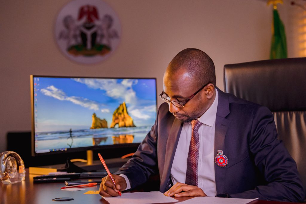 Kashifu Inuwa Abdullahi at work